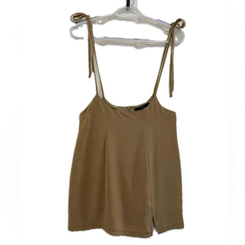 Forever 21 Knot Tie Shoulder Overalls skirt size M